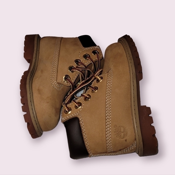 Timberland Nubuck Boots Boys Size 5 Baby Toddler - Picture 8 of 11